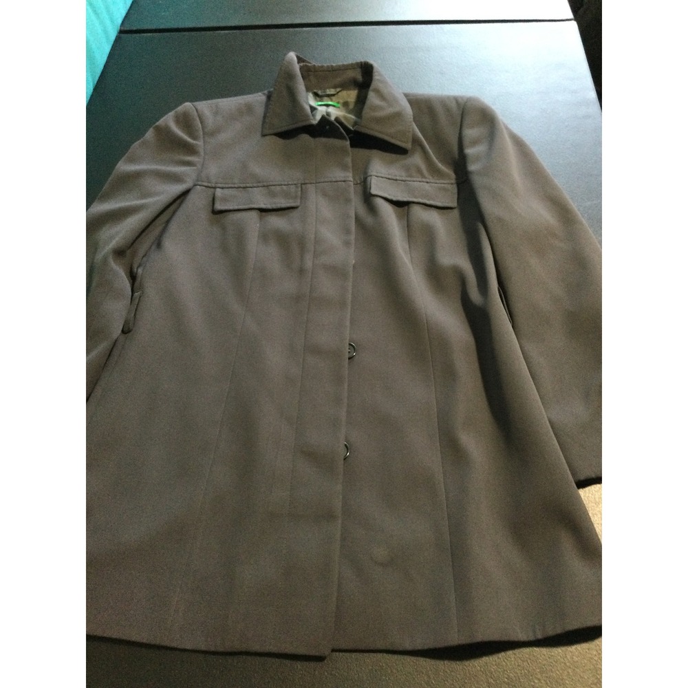 Womens Benetton Blazer Jacket Made in Italy Office Career size S No‎ belt